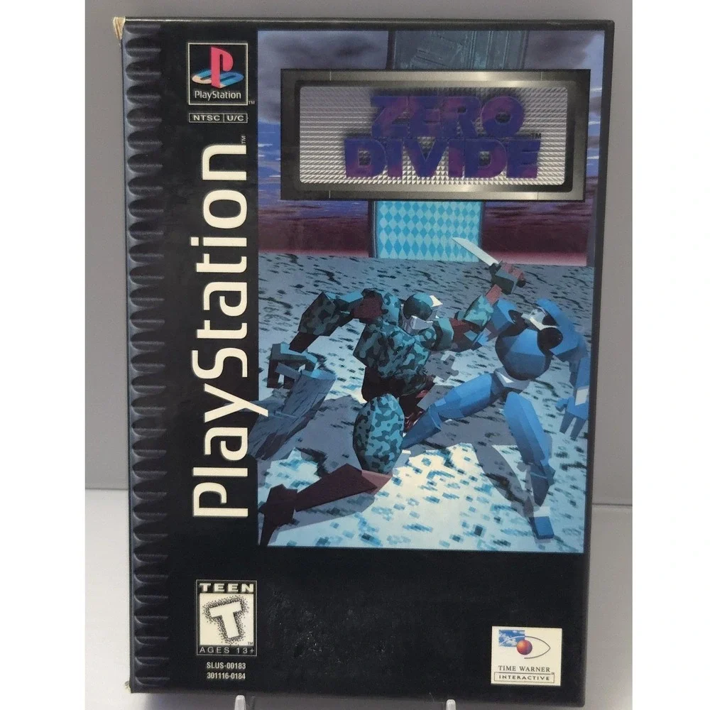 Zero Divide - PlayStation 1 PS1 Long Box 1995‎ - Box & Disc - Tested & Working